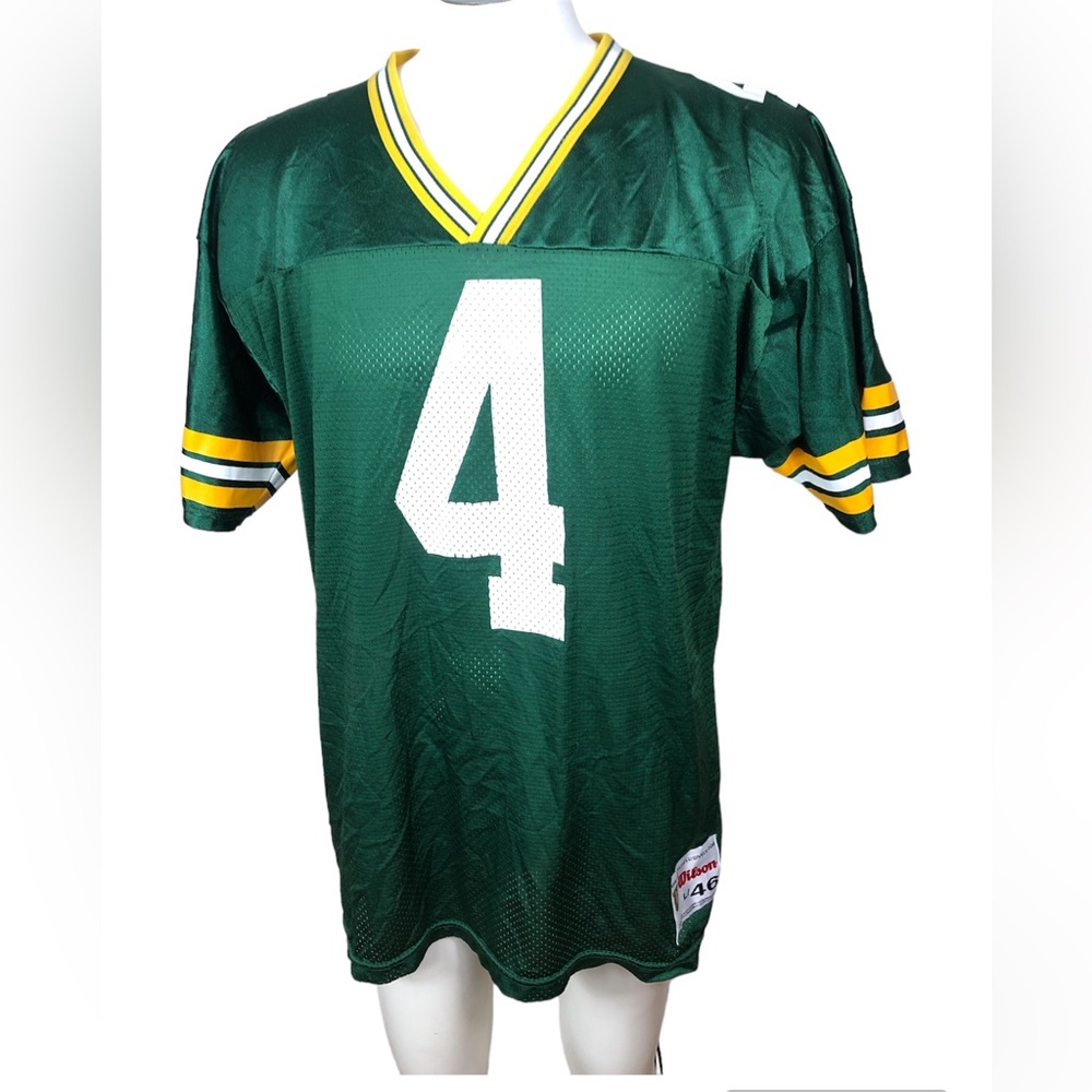 Vintage Wilson Brett Favre Green Bay Packers Jersey